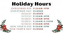 holiday hours